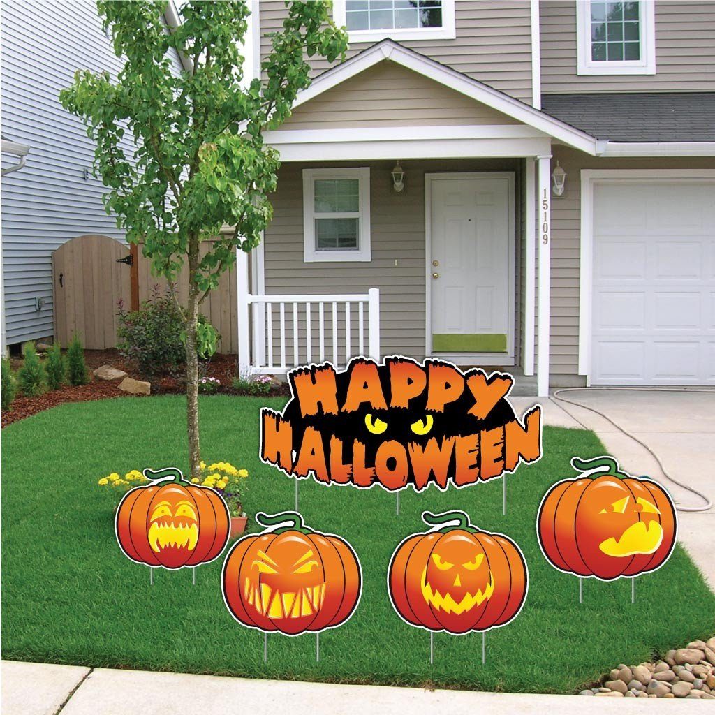 Yard Card Lawn outlet Decor: Pumpkin RA101