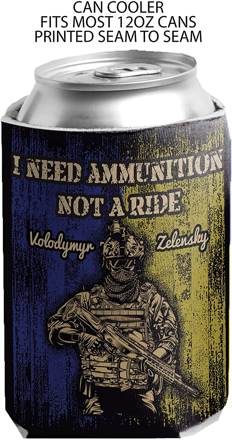 I Need Ammunition, Not A Ride Yard Sign, Can Cooler, and Car Decal (22338)