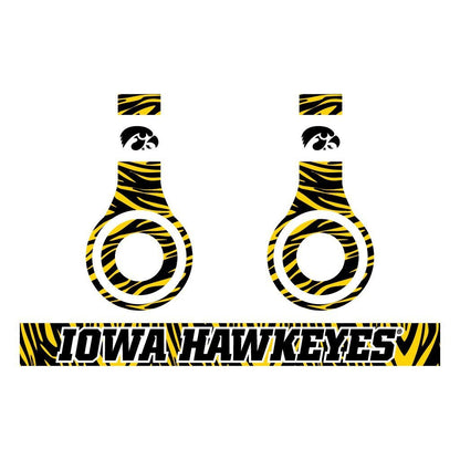 University of Iowa - Set of 3 Animal Patterns - Skins for Beats Solo - FREE SHIPPING