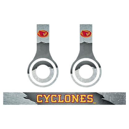 Iowa State Skins for Beats Solo HD Headphones - Set of 3 Metal FREE SHIPPING