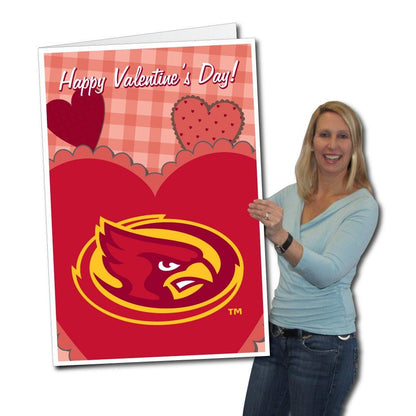 Iowa State University 2'x3' Huge Valentine's Day Card