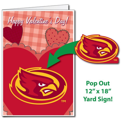 Iowa State University 2'x3' Huge Valentine's Day Card