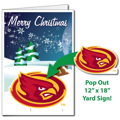 Iowa State University 2'x3' Giant Holiday Greeting Card