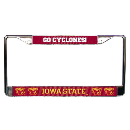 Iowa State University Go Cyclones! License Plate Frame FREE SHIPPING