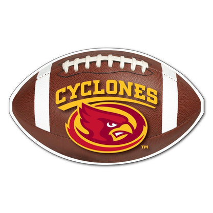 Iowa State - Football Shaped Magnet