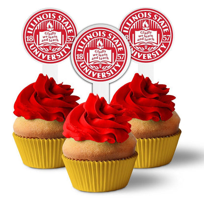 Illinois State Cupcake Toppers - Officially Licensed