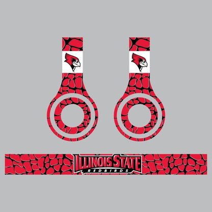 Illinois State Skins for Beats Solo HD Headphones Set of 3 Animal Prints FREE SHIPPING