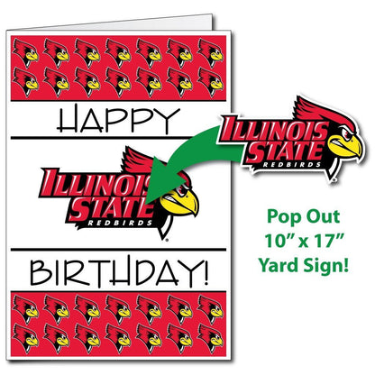 Illinois State University 2'x3' Giant Birthday Card