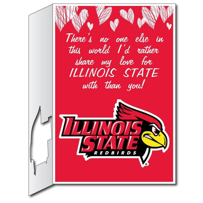 Illinois State University 2'x3' Giant Valentine's Day Card