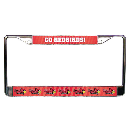 Illinois State University Go Redbirds! License Plate Frame FREE SHIPPING