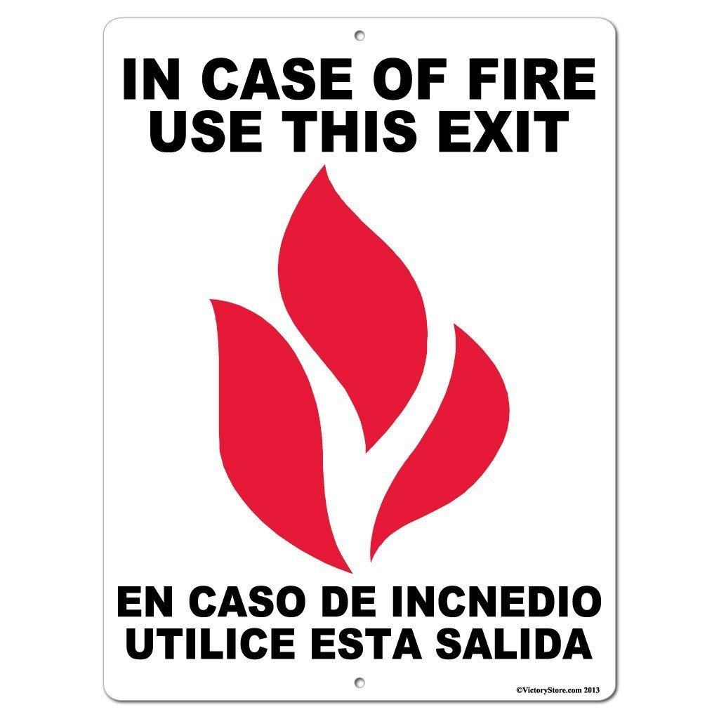 Fire Exit Sign - Exit Signs | Zing Green Products
