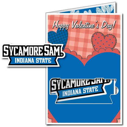 Indiana State University 2'x3' Huge Valentine's Day Card