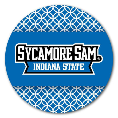 Indiana State University Patterned Coaster Set of 4 - FREE SHIPPING