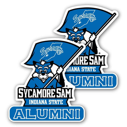 Indiana State University - Window Decal (Set of 2) - Alumni