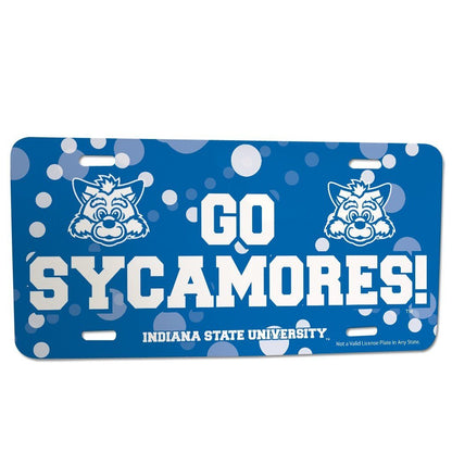 Indiana State University - License Plate - Go Sycamores!