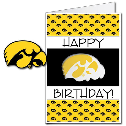 Iowa Hawkeyes 2'x3' Giant Birthday Greeting Card & Yard Sign