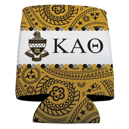 Kappa Alpha Theta Can Cooler Set of 12 - Paisley Print FREE SHIPPING