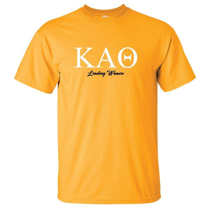 Kappa Alpha Theta Greek Letters Standard T-Shirt - FREE SHIPPING