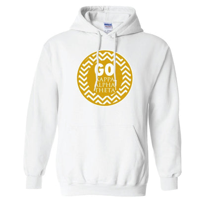 Kappa Alpha Theta Hooded Sweatshirt "Go Kappa Alpha Theta" FREE SHIPPING