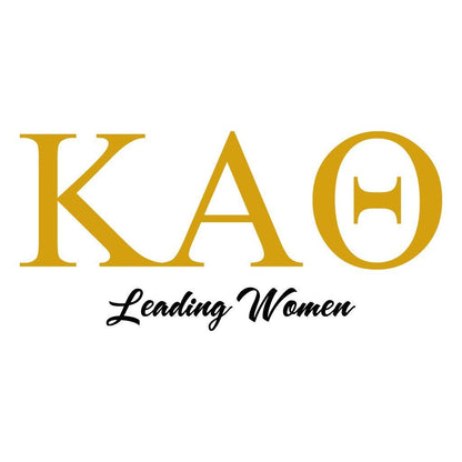 Kappa Alpha Theta Canvas Tote Bag - KAO Leading Women