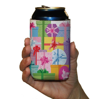 Happy Birthday Themed Can Cooler Set of 6 - FREE SHIPPING