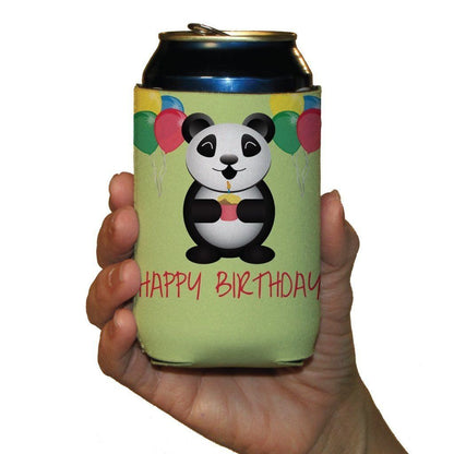 Happy Birthday Themed Can Cooler Set of 6 - FREE SHIPPING