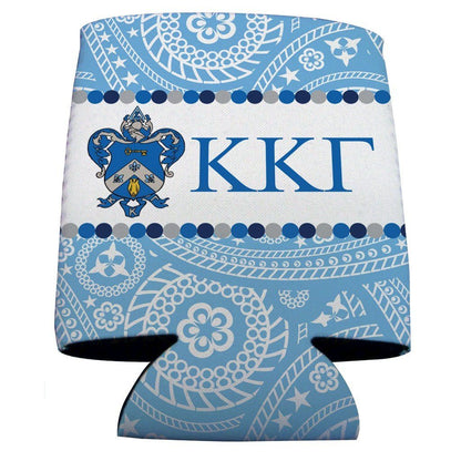 Kappa Kappa Gamma Can Cooler Set of 12 - Paisley Print FREE SHIPPING