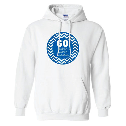 Kappa Kappa Gamma Hooded Sweatshirt "Go Kappa Kappa Gamma" FREE SHIPPING