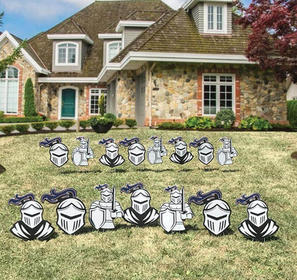 Knight Mascot Yard Sign Accessory Set