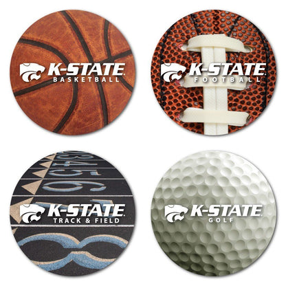 Kansas State University Sports Design Coaster Set of 4 - FREE SHIPPING