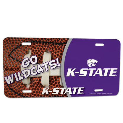 Kansas State University - License Plate - Football Design