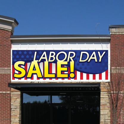 Labor Day Sale! Vinyl Banner with Grommets