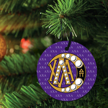 Lambda Chi Alpha Ornament - Set of 3 Circle Shapes - FREE SHIPPING