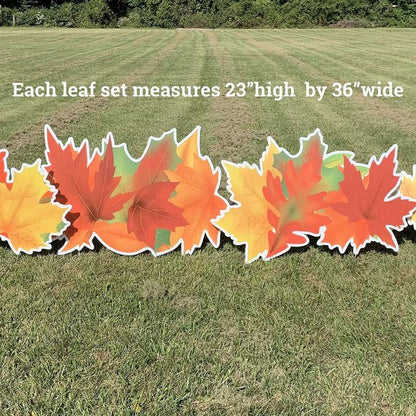 fall theme yard card flair