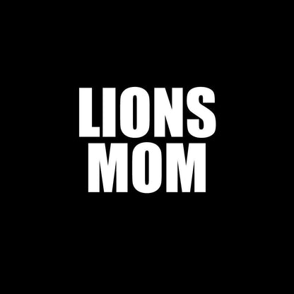 Lions Mom Black Folding Camping Chair