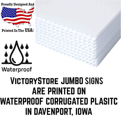 corrugated plastic yard signs