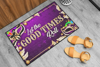 Mardi Gras Let the Good Times Roll Doormat (20070)