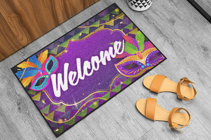 Mardi Gras Welcome Doormat (20065)