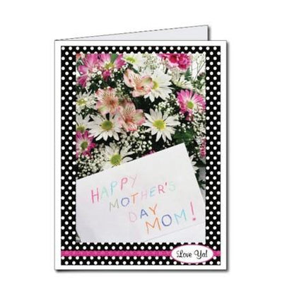 Mother's Day Polka Dot Design Giant Card - Stock Design - Free Shipping