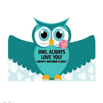 Mother's Day Owl Giant Card - Stock Design - Free Shipping