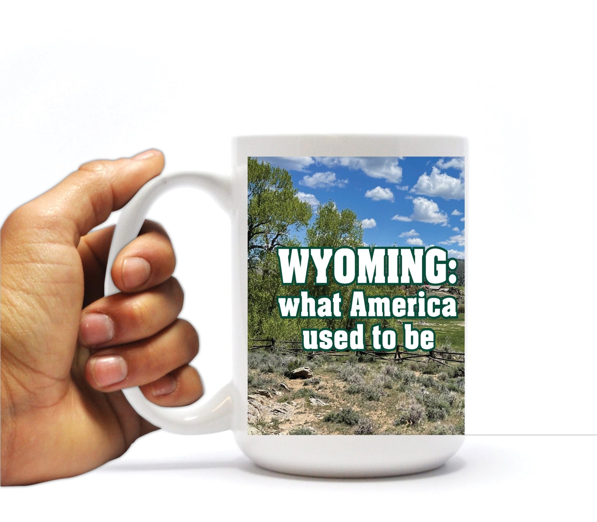 wyoming coffee mug