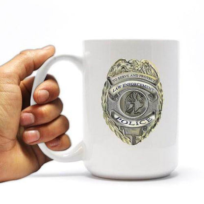 Back the Badge Coffee Mug