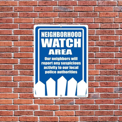 Neighborhood Watch Area Sign or Sticker - #10