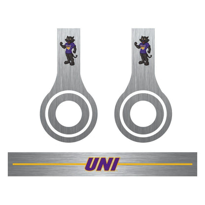 University of Northern Iowa - 3 Metal Patterns - Skins for Beats Solo HD - FREE SHIPPING