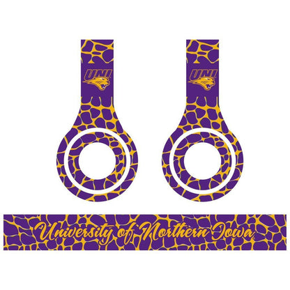 University of Northern Iowa -3 Animal Patterns - Skins for Beats Solo HD - FREE SHIPPING