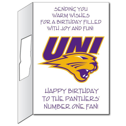 University of Northern Iowa 2'x3' Giant Birthday Greeting Card