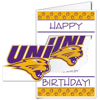 University of Northern Iowa 2'x3' Giant Birthday Greeting Card