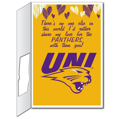 University of Northern Iowa 2'x3' Giant Valentines Greeting Card