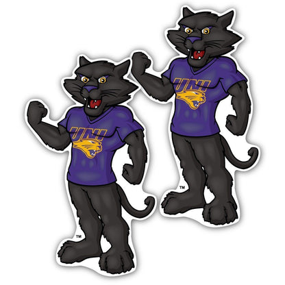 University of Northern Iowa TC Panther Window Decal (Set of 2)