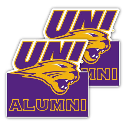 University of Northern Iowa Alumni Window Decal (Set of 2)